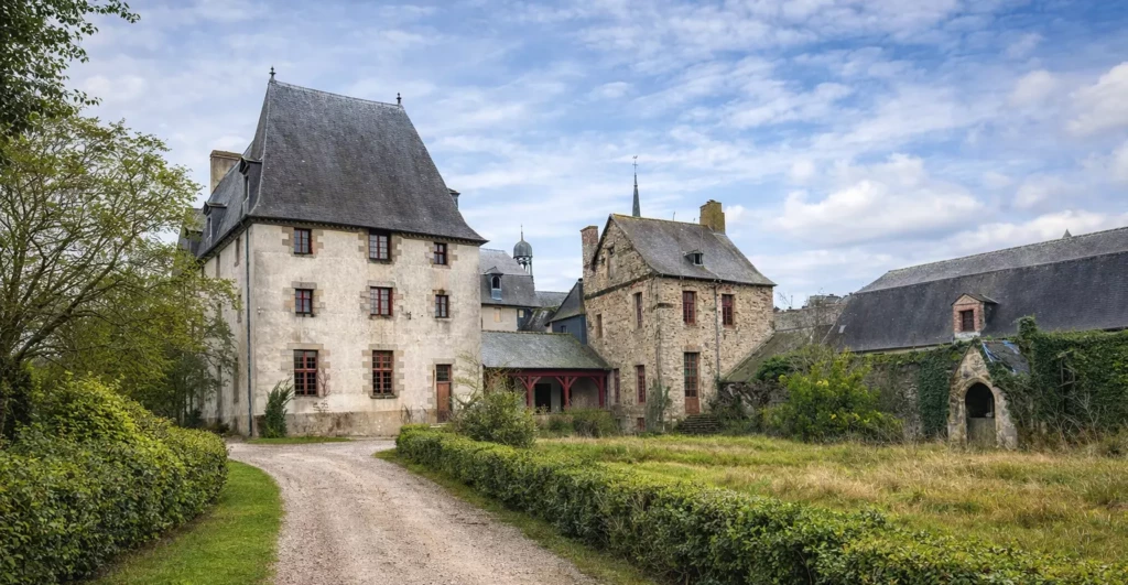 Chantier en cours à Vitré- Rénovation e manoir - Adeno
